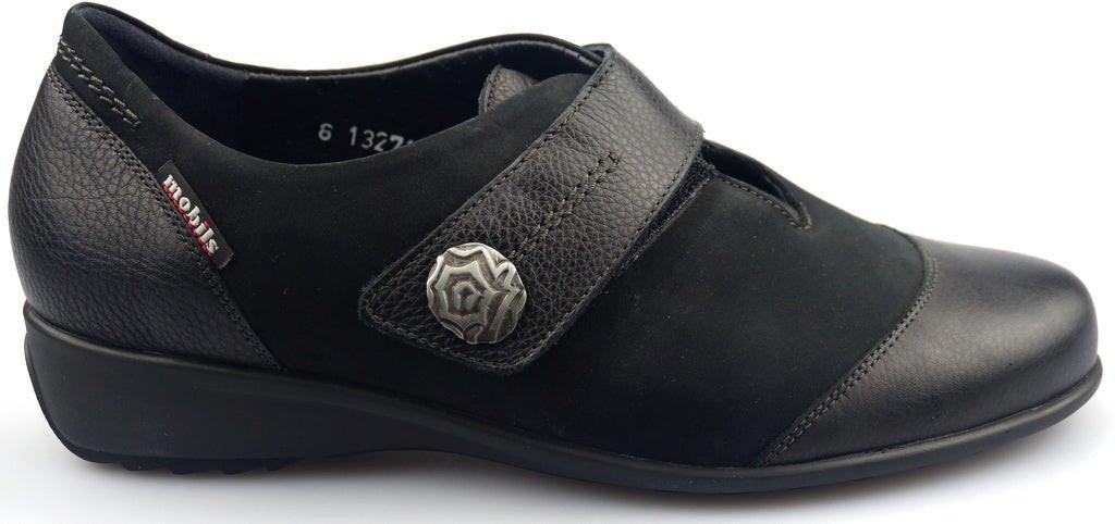 Image of Saga - Nubuk Loafer Damen Schwarz 42