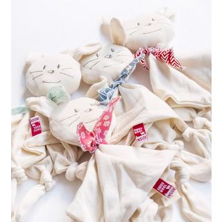 Zizzz  Doudou Rabbit Herringbone coton bio & Swisswool 