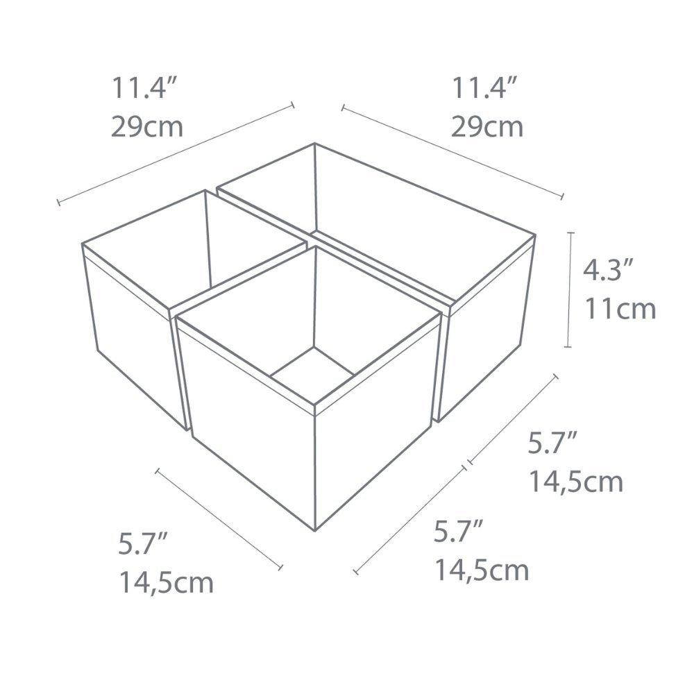 Bigso Box of Sweden SOFT Organizer Beige   Set 3 Stk.  