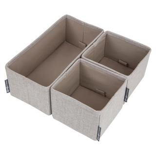 Bigso Box of Sweden SOFT Organizer Beige   Set 3 Stk.  