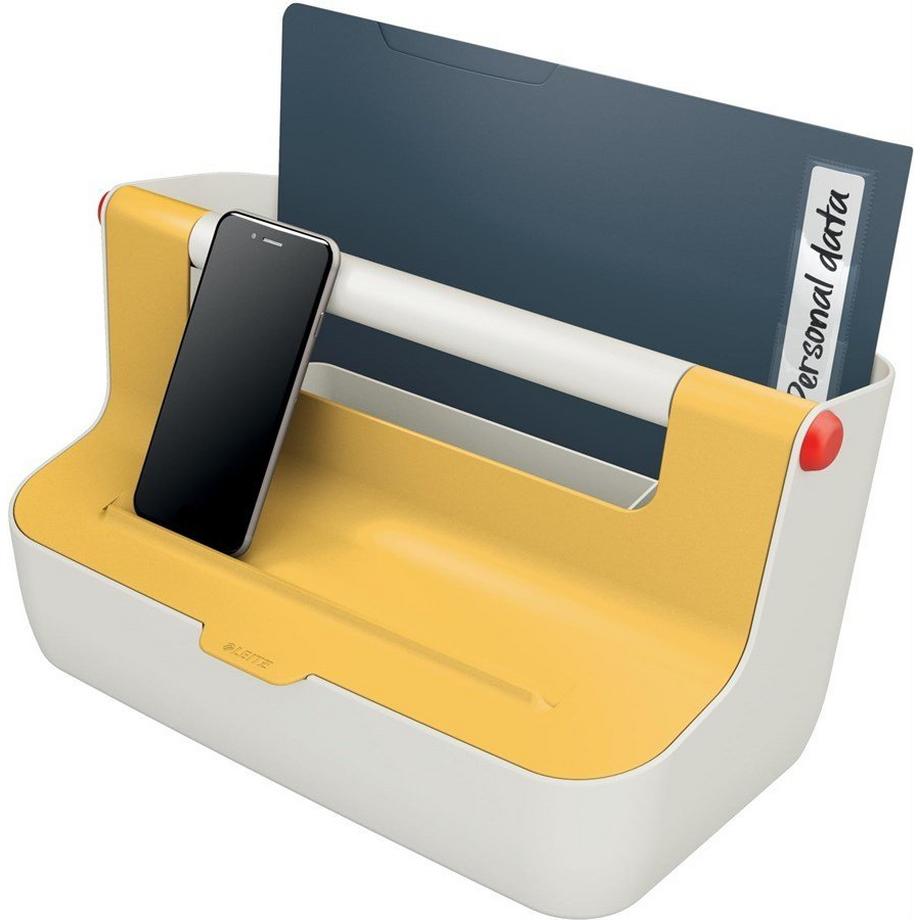 Leitz Cosy Mobile Aufbewahrungsbox gelb  