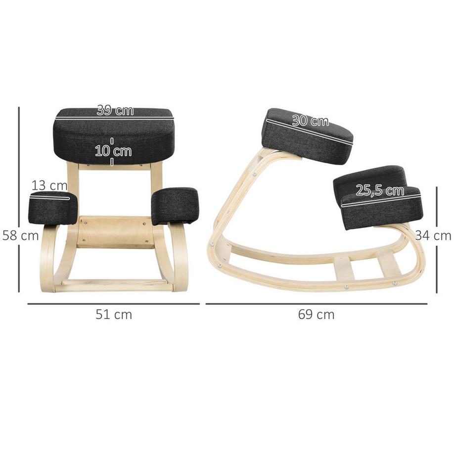 Vinsetto Chaise à genoux  