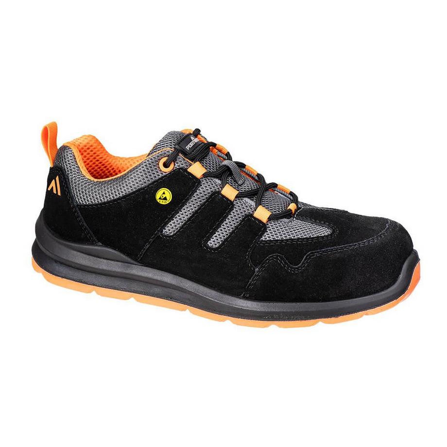 Sicherheitssneakers S1 Esd Sr Fo, Kuh Wildleder