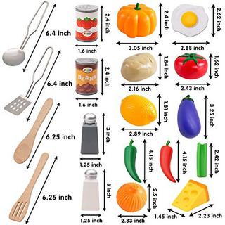 Activity-board  Küchenspielzeug Kinder Küche Spielzeug mit Edelstahl Kochgeschirr Töpfe und Pfannen Set, Schürze, 