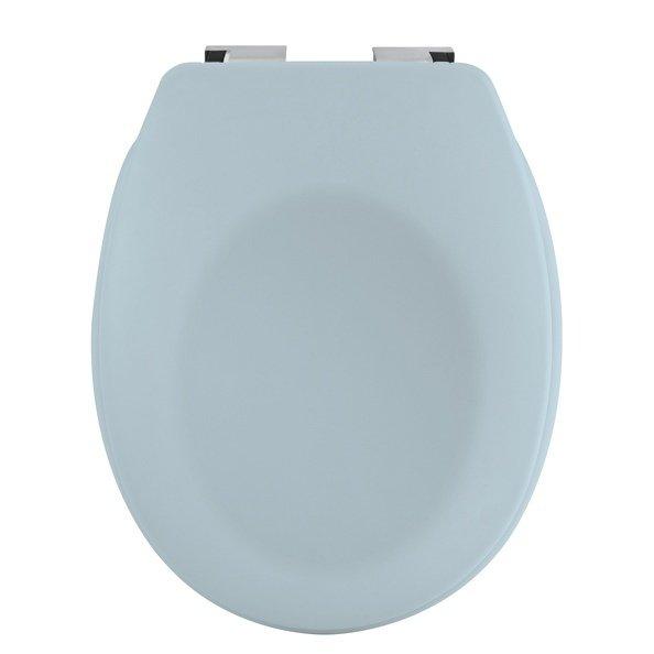 Image of spirella Toilettensitz Duroplast NEELA Matte Ice Blue - Verchromte ABS-Scharniere