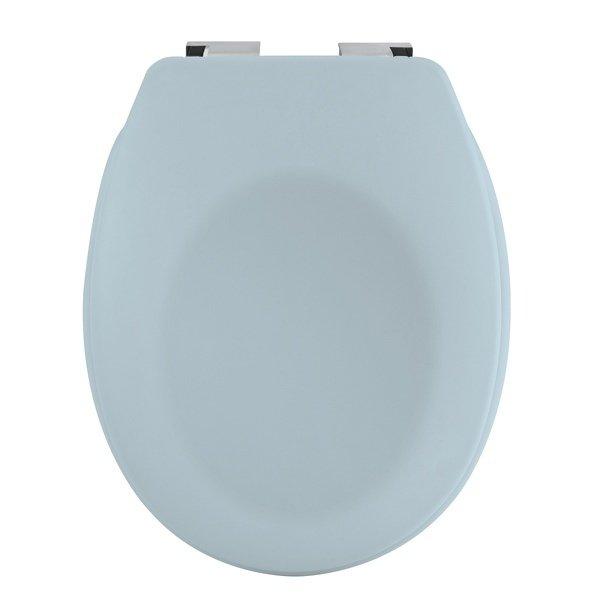 Image of Toilettensitz Duroplast NEELA Matte Ice Blue - Verchromte ABS-Scharniere Toilettensitz Duroplast NEELA Matte Ice Blue - Verchromte ABS-Scharniere