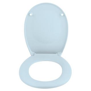 spirella Toilettensitz Duroplast NEELA Matte Ice Blue - Verchromte ABS-Scharniere  
