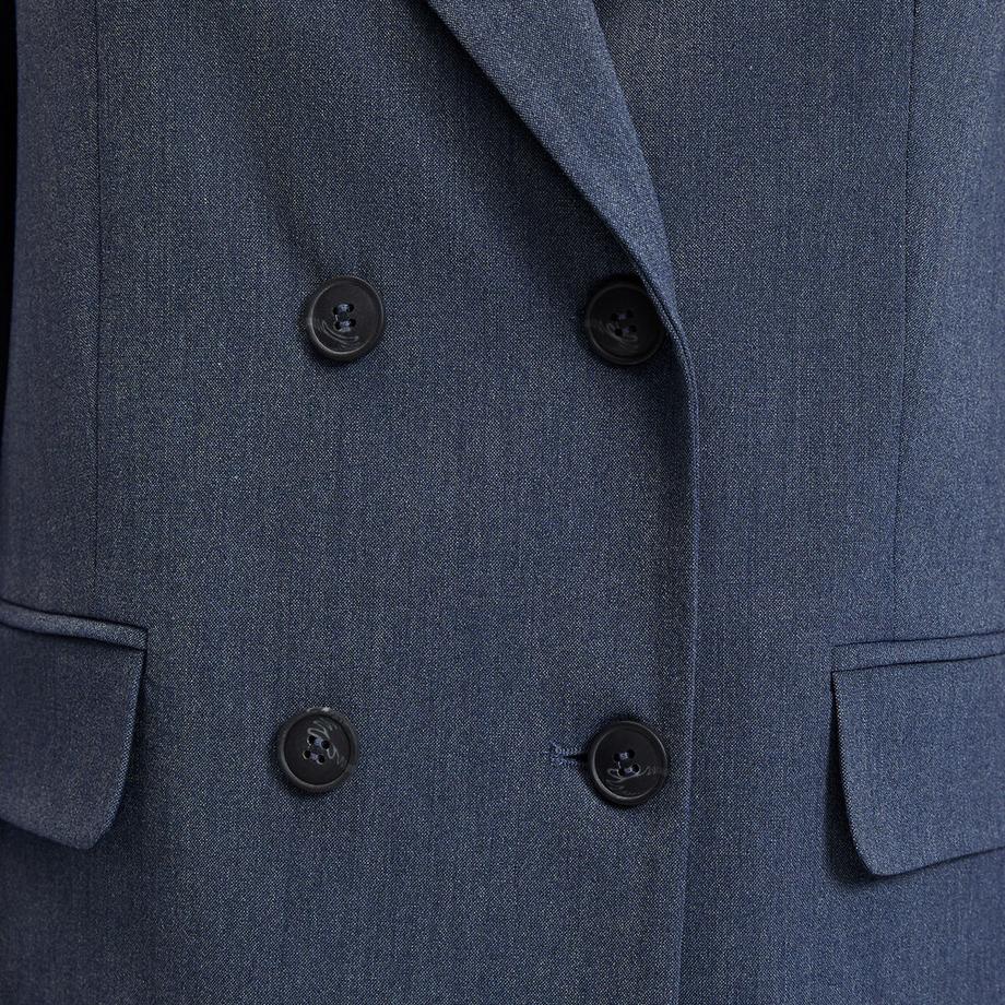 La Redoute Collections Blazer long croisé oversize  