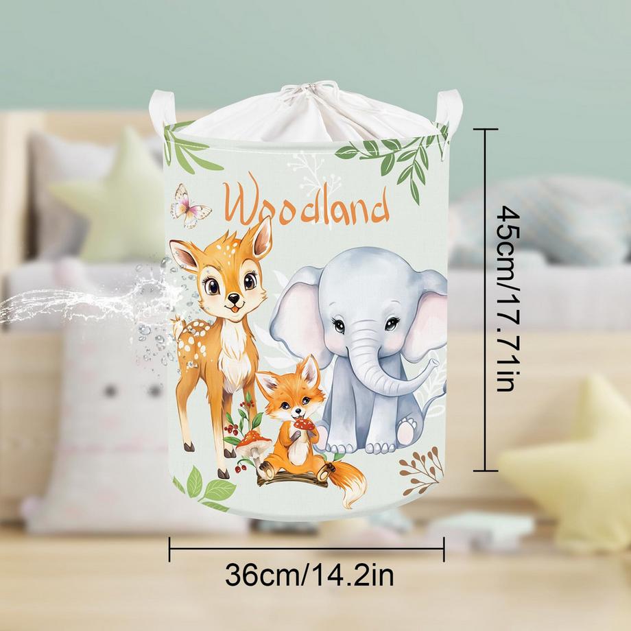 Alopini Baby-Wäschekorb Wäscheaufbewahrungskorb für das Kinderzimmer  