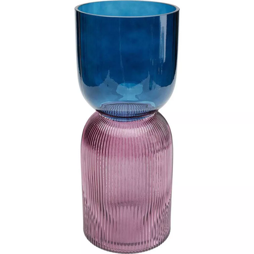 Kare Design Tischvase "Vase Marvelous Duo Blau Lila 40cm"