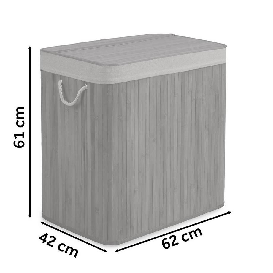 B2X Wäschekorb mit Deckel  