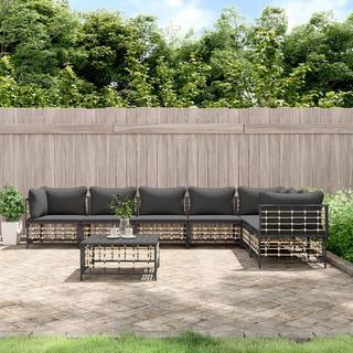 VidaXL Garten lounge set poly-rattan  