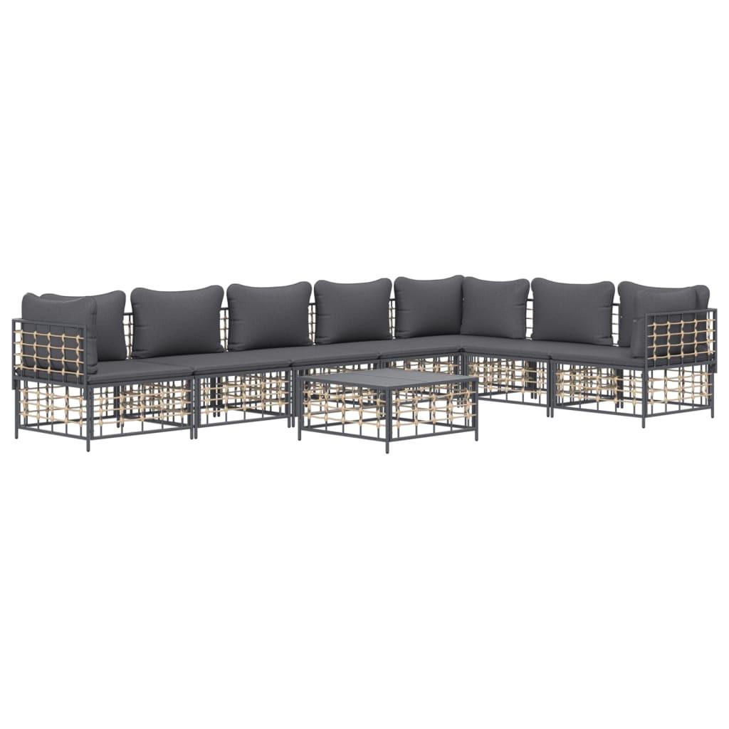 VidaXL Garten lounge set poly-rattan  