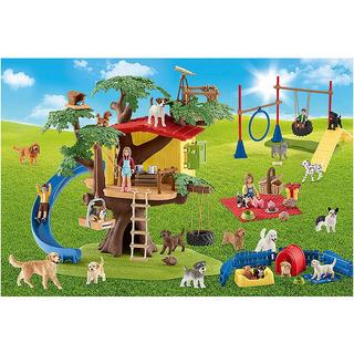 Schmidt  Puzzle Fröhliche Hunde inkl. Schleich-Figur (40Teile) 