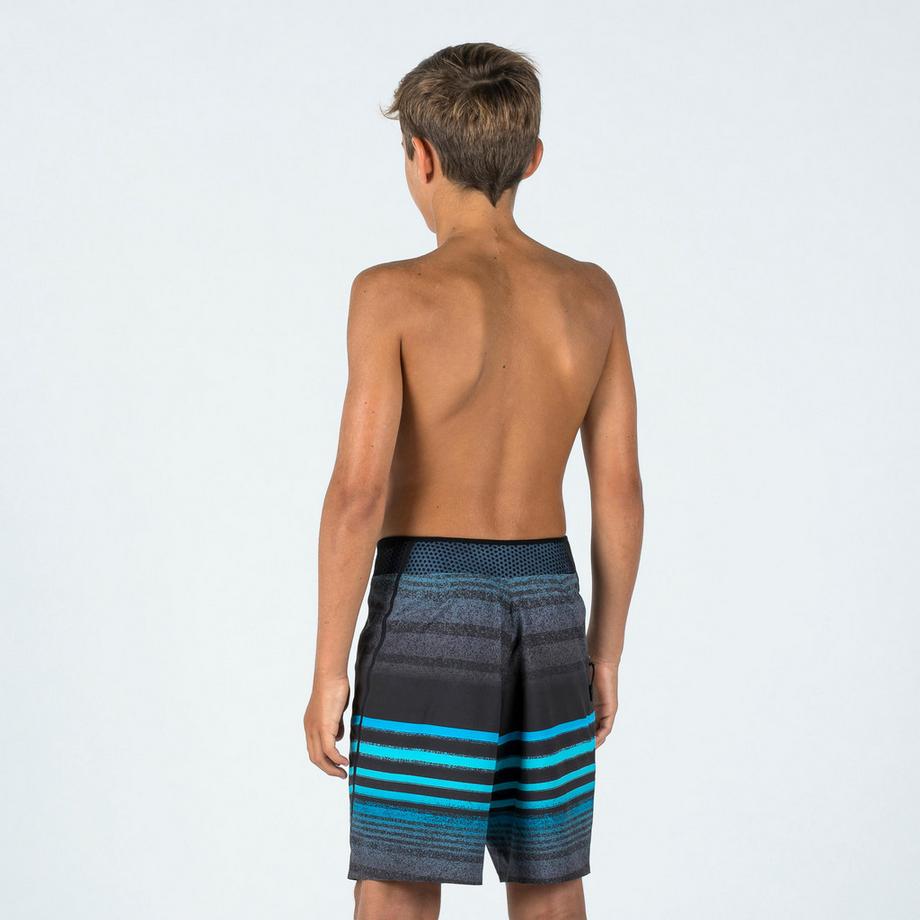OLAIAN  Boardshort bambino ragazzo a righe poliestere 