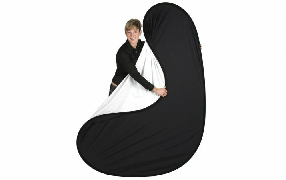 Image of Hintergrund 2 in 1 Faltbar, Schwarz Weiss