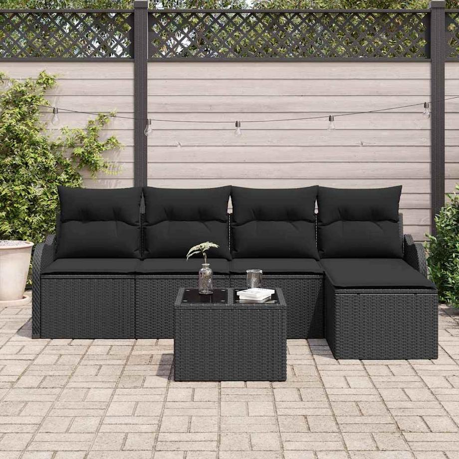VidaXL Divano da giardino Polyrattan  