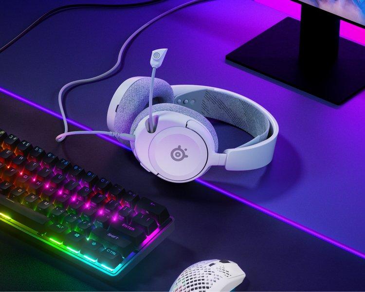 steelseries  Steelseries Arctis Nova 1 Kopfhörer Kabelgebunden Kopfband Gaming Weiß 