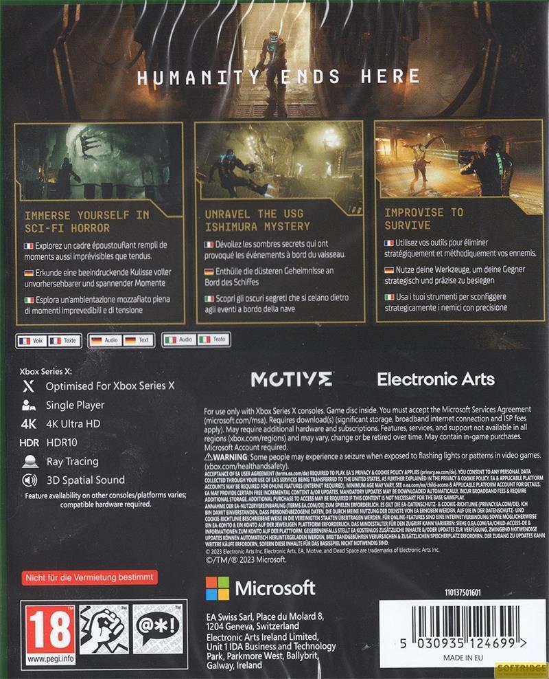 ELECTRONIC ARTS  Dead Space Remake 