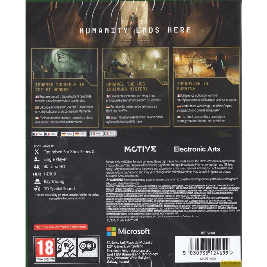 ELECTRONIC ARTS  Dead Space Remake 