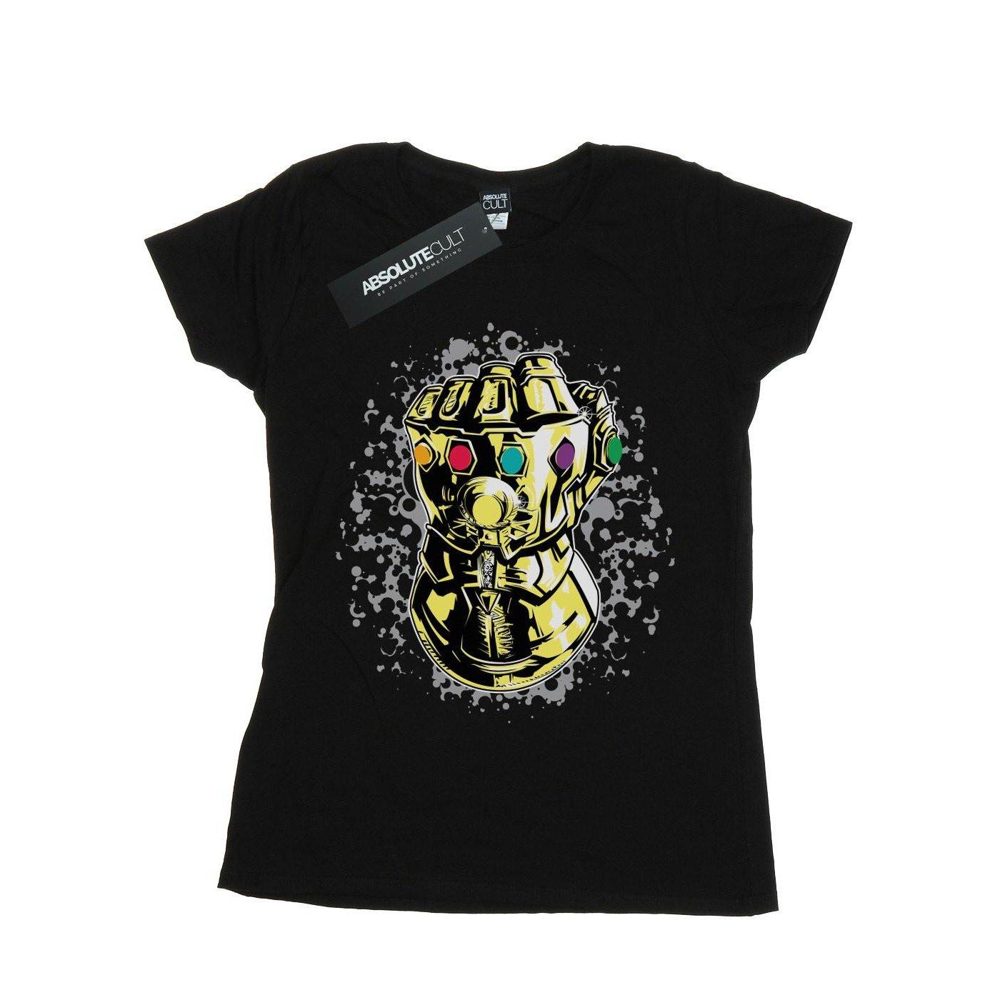 Image of Avengers Infinity War Thanos Fist Tshirt Damen Schwarz M