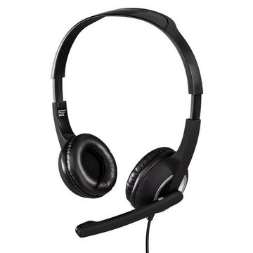 Hama Essential HS 300 Auricolare Cablato A Padiglione Musica e Chiamate Grigio