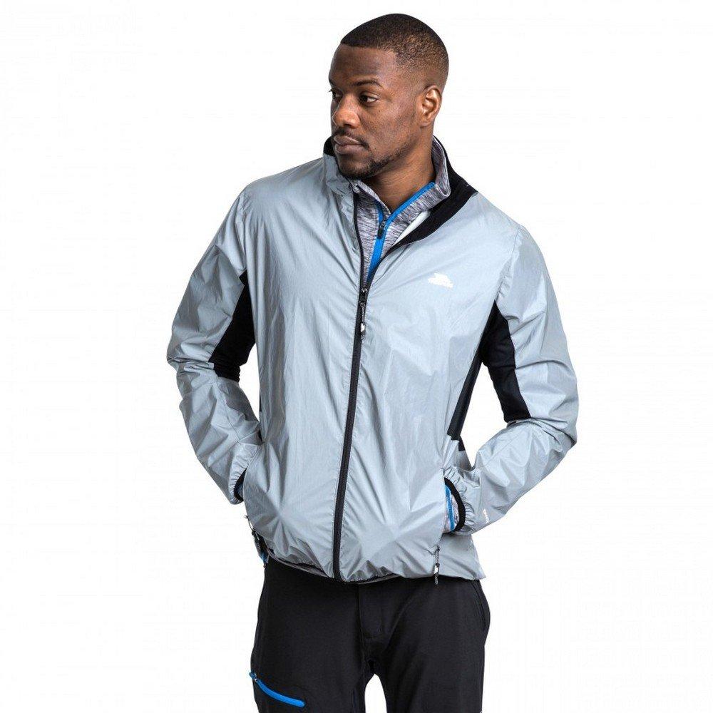 Image of Trainingsjacke Zig Reflektierend Herren Silber L