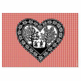 trendform Sets de table en papier SWISS TRADITION 5 4 x 12 feuilles  
