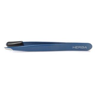 HERBA  Pinzette schräg, Inox, blau 