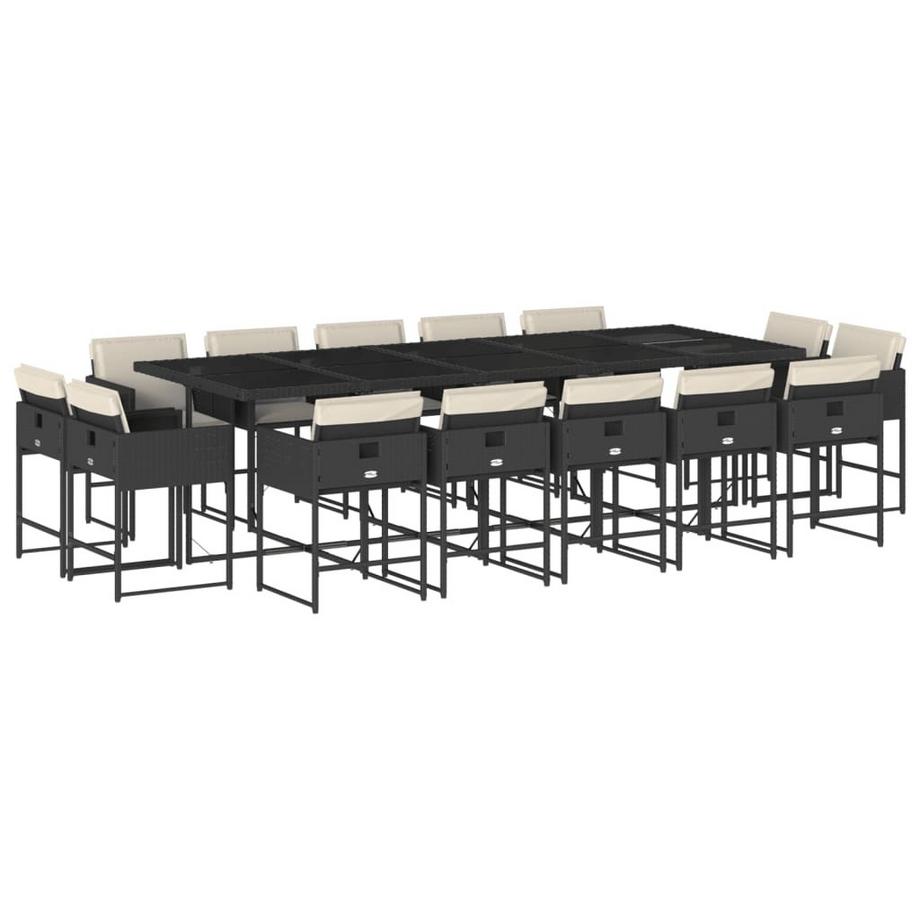 set da pranzo da giardino Polirattan