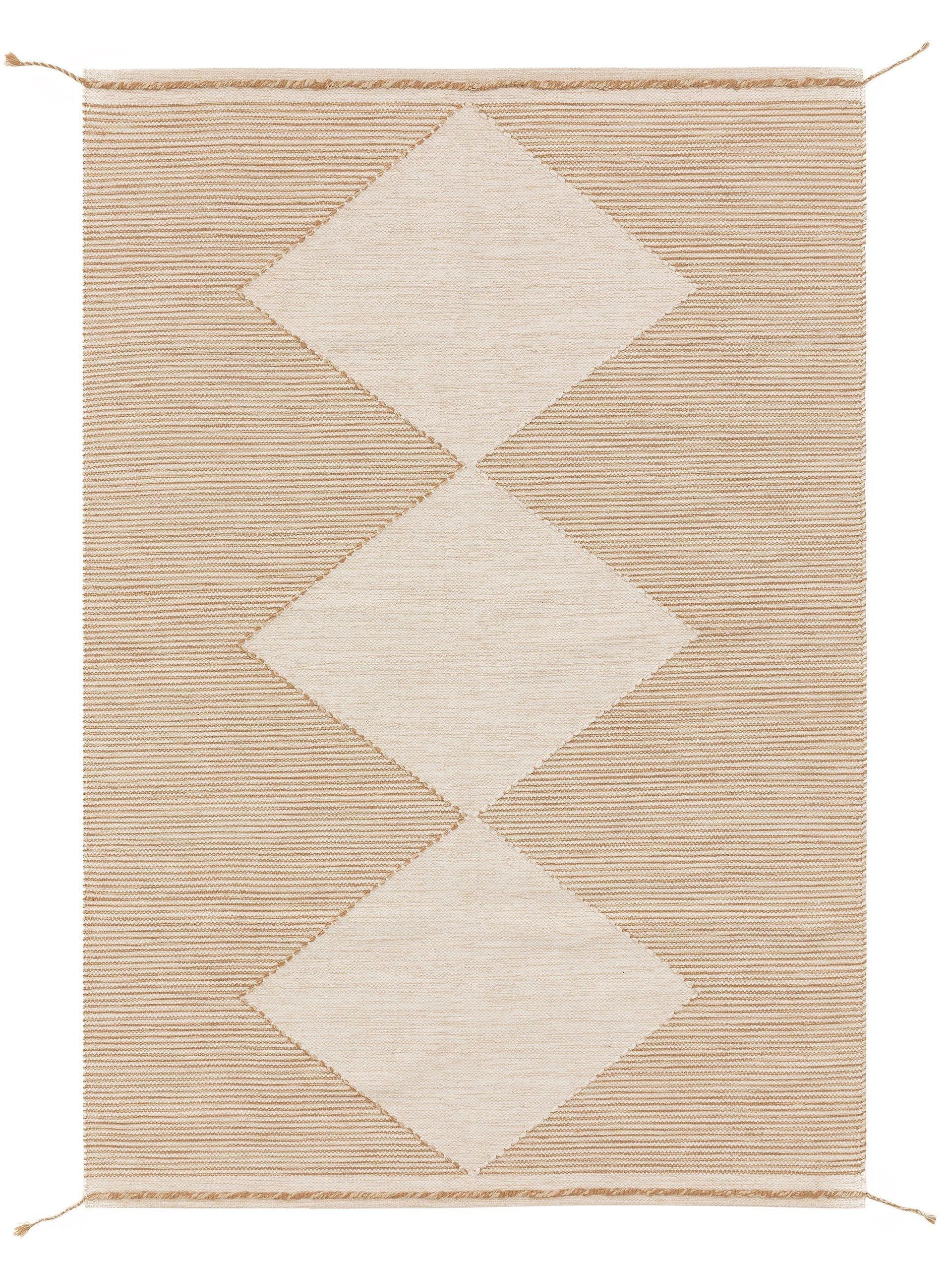 Image of Wollteppich Nahla Beige Wollteppich Nahla Beige