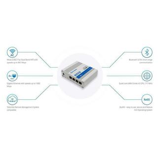 Teltonika  RUTX10 router wireless Gigabit Ethernet Dual-band (2.4 GHz/5 GHz) Bianco 
