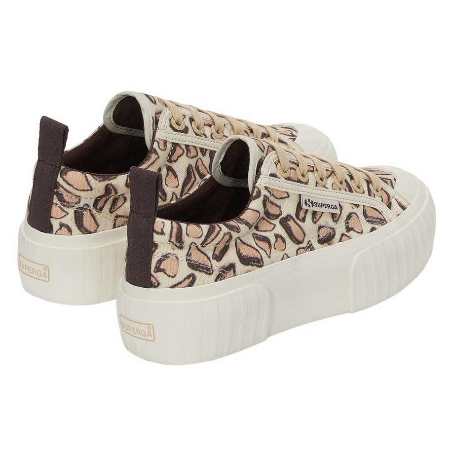 SUPERGA 2631 Giraffenmuster Plateau Sneaker  