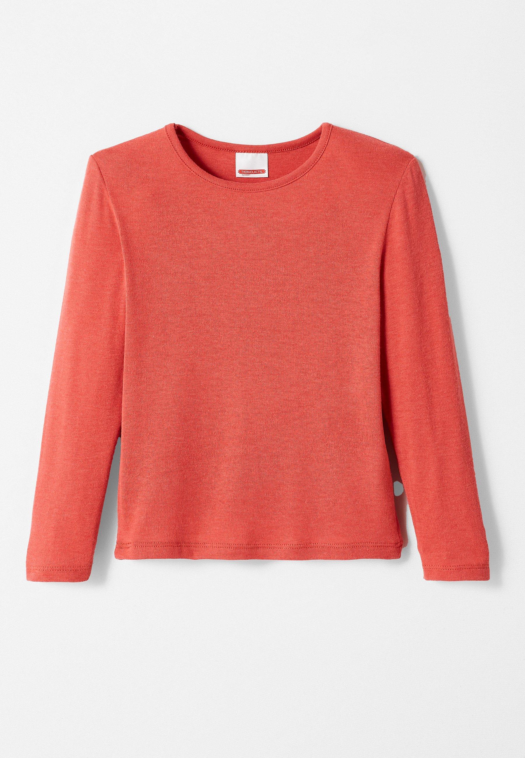 Image of Langärmeliges Shirt Mit Rundhalsausschnitt Für Kinder, Wärmegrad Medium 3. Mädchen Rosa 86