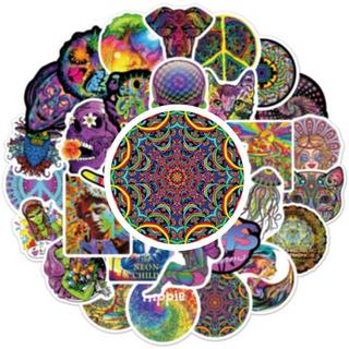 Gameloot Aufkleber - psychedelische Muster - 50 Stk  