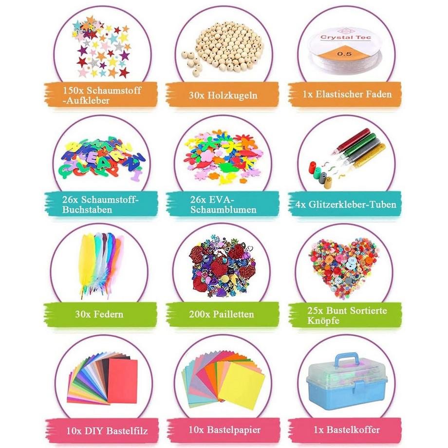 Activity-board  Bastelset Kinder, DIY Bastelset Kinder, Bastelbedarf Scrapbooking, Bastelbedarf für Kinder Bastelset 