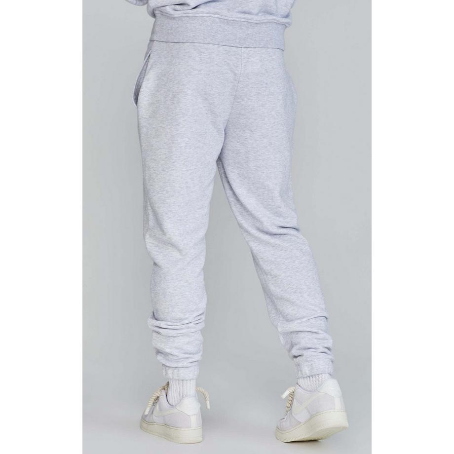 Sik Silk Logo Joggers Snow Marl  