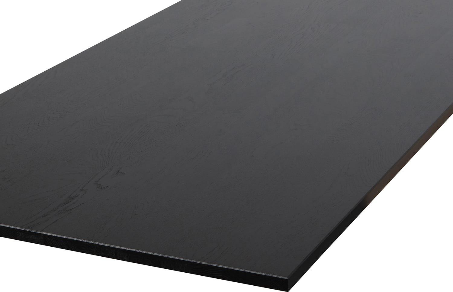 mutoni Plateau de table Tablo Chêne Blacknight 160x90  