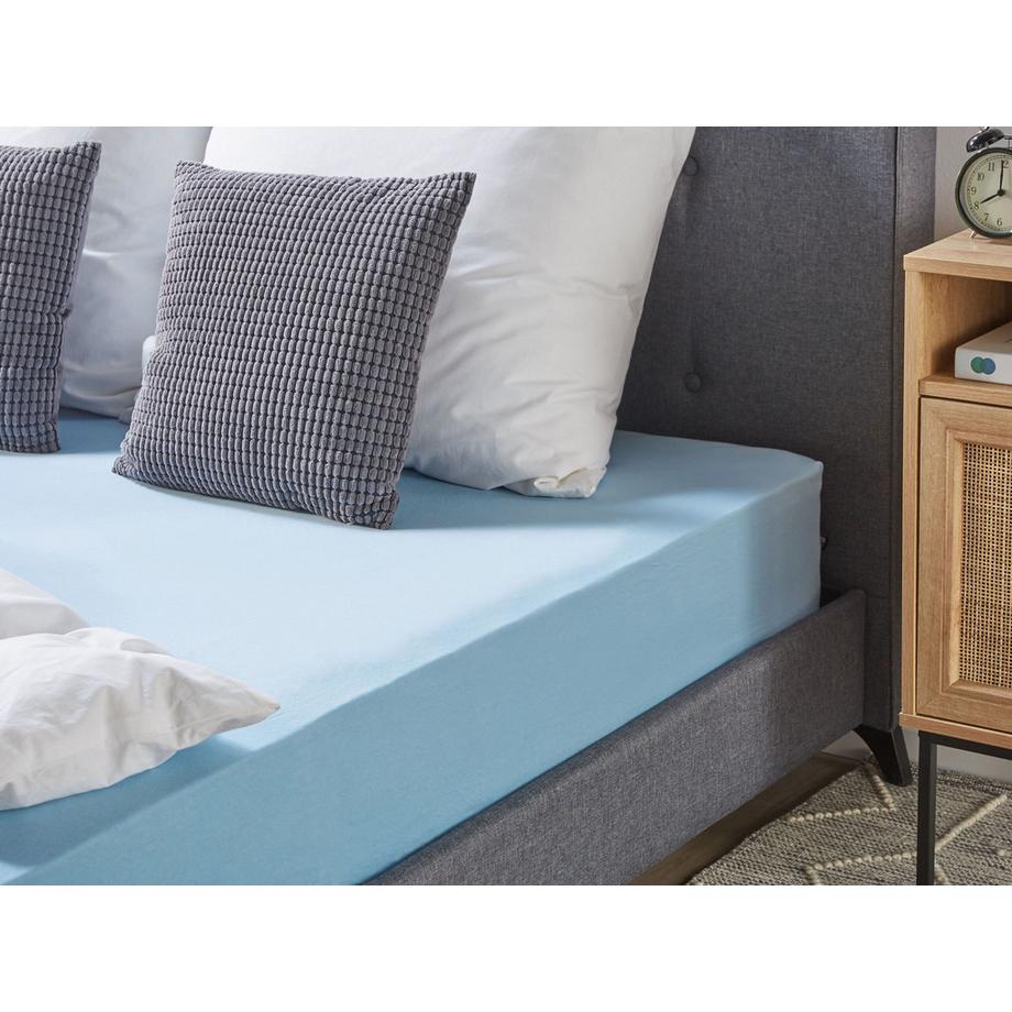 Beliani Drap Housse Coton Classique HOFUF  