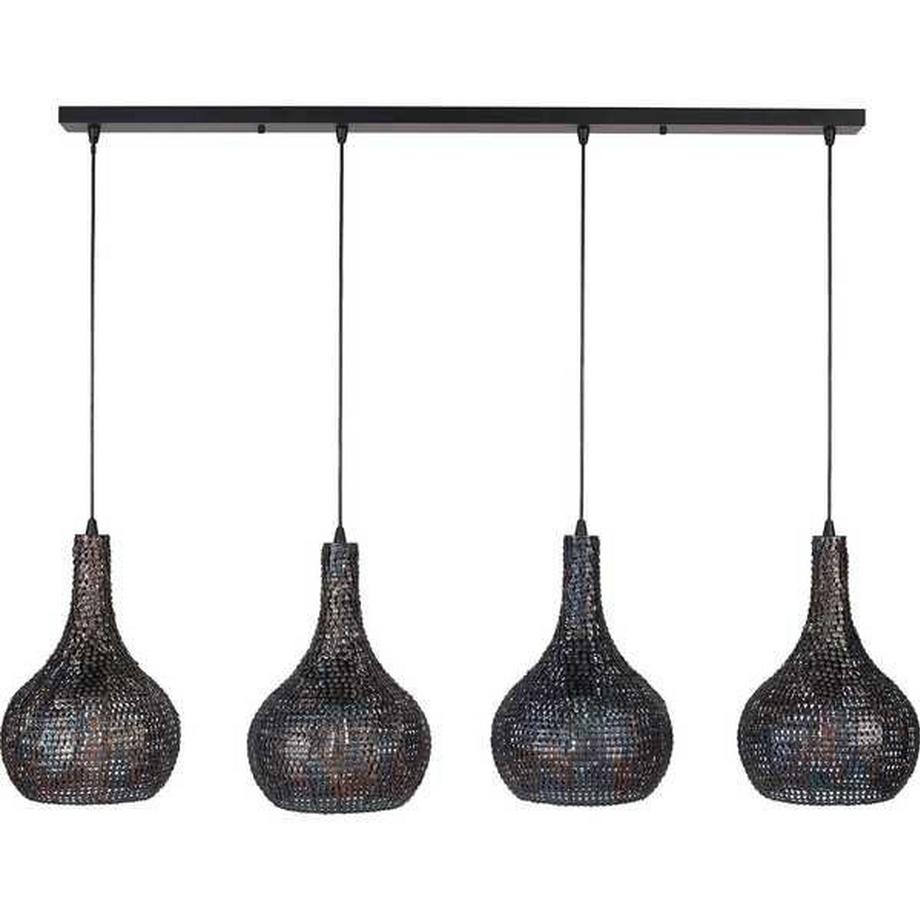 Lampe suspendue cône 4 lumières