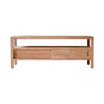 TV Schrank aus massivem Teakholz 130 cm Anton