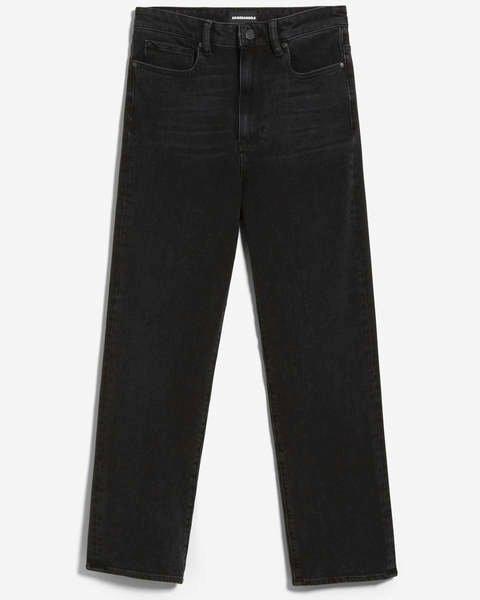 ARMEDANGELS  Lejaa Breezy Black - High Waist Jeans Damen 