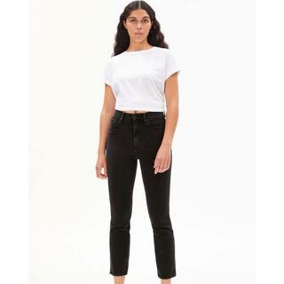 ARMEDANGELS  Lejaa Breezy Black - High Waist Jeans Damen 