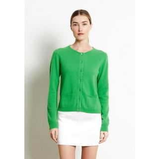 Studio Cashmere8 LILLY 4 Taillierte Strickjacke mit Rundhalsausschnitt  