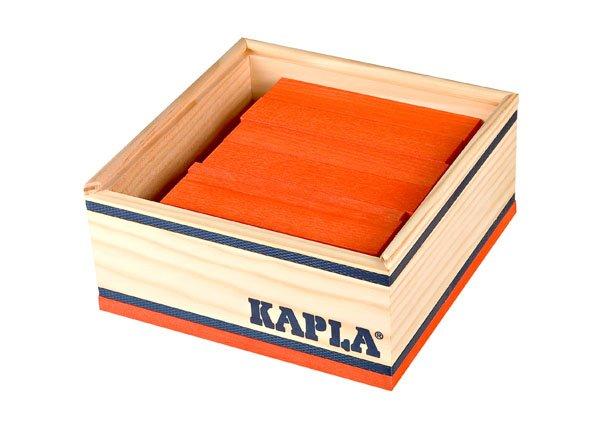 KAPLA  Box mit 40 Kaplas, orange, KAPLA 