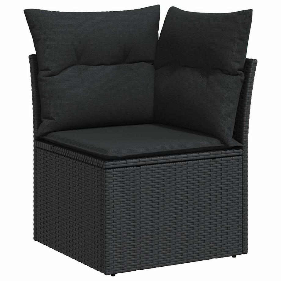 VidaXL set di divani da giardino Polirattan  
