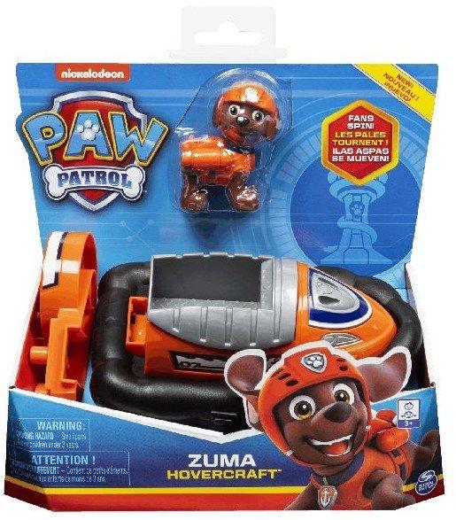 Image of PAW Patrol Luftkissenboot-Fahrzeug mit Zuma-Figur (Basic VehicleBasis Fahrzeug) Multicolor