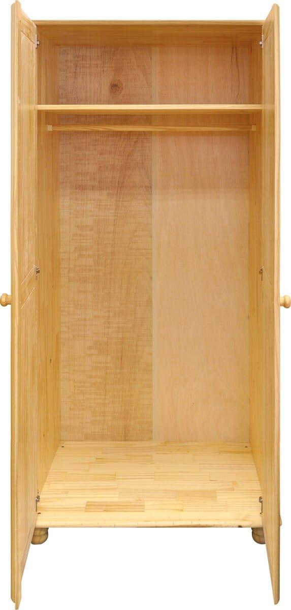 mutoni Kleiderschrank Kiefer massiv natur 82x52x170  