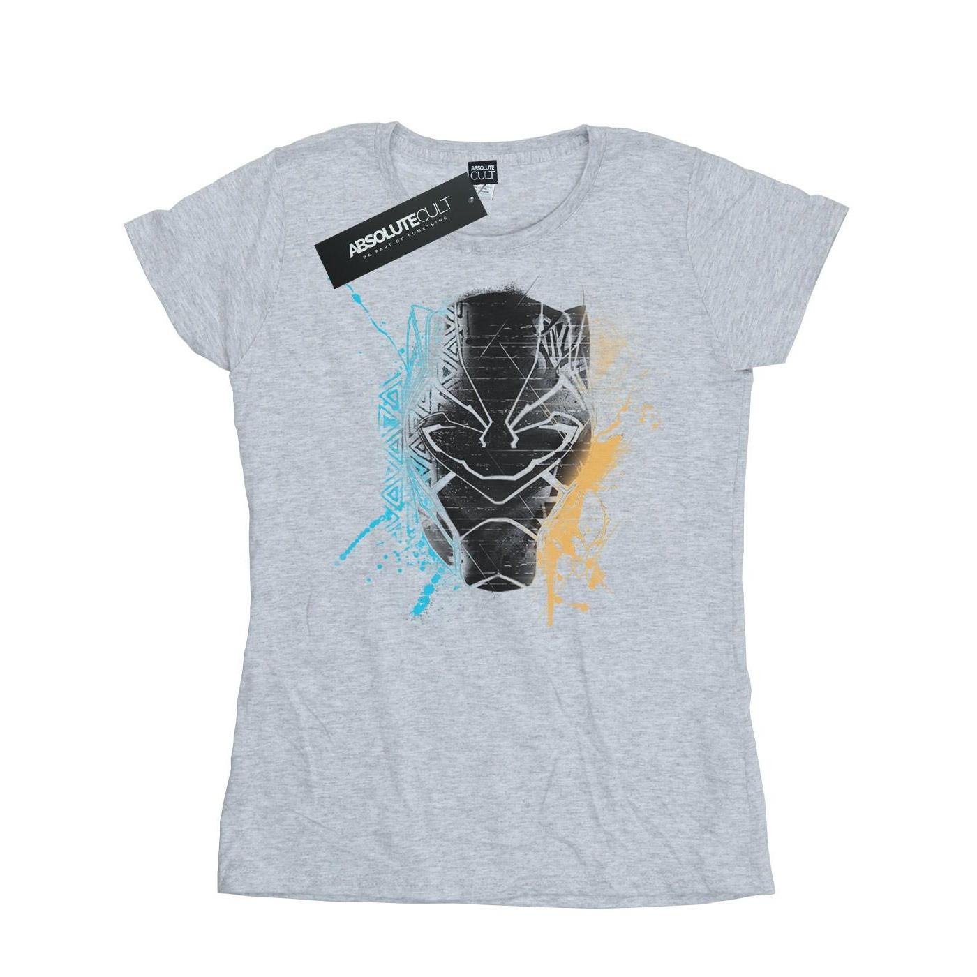 Image of Black Panther Splash Tshirt Damen Grau L