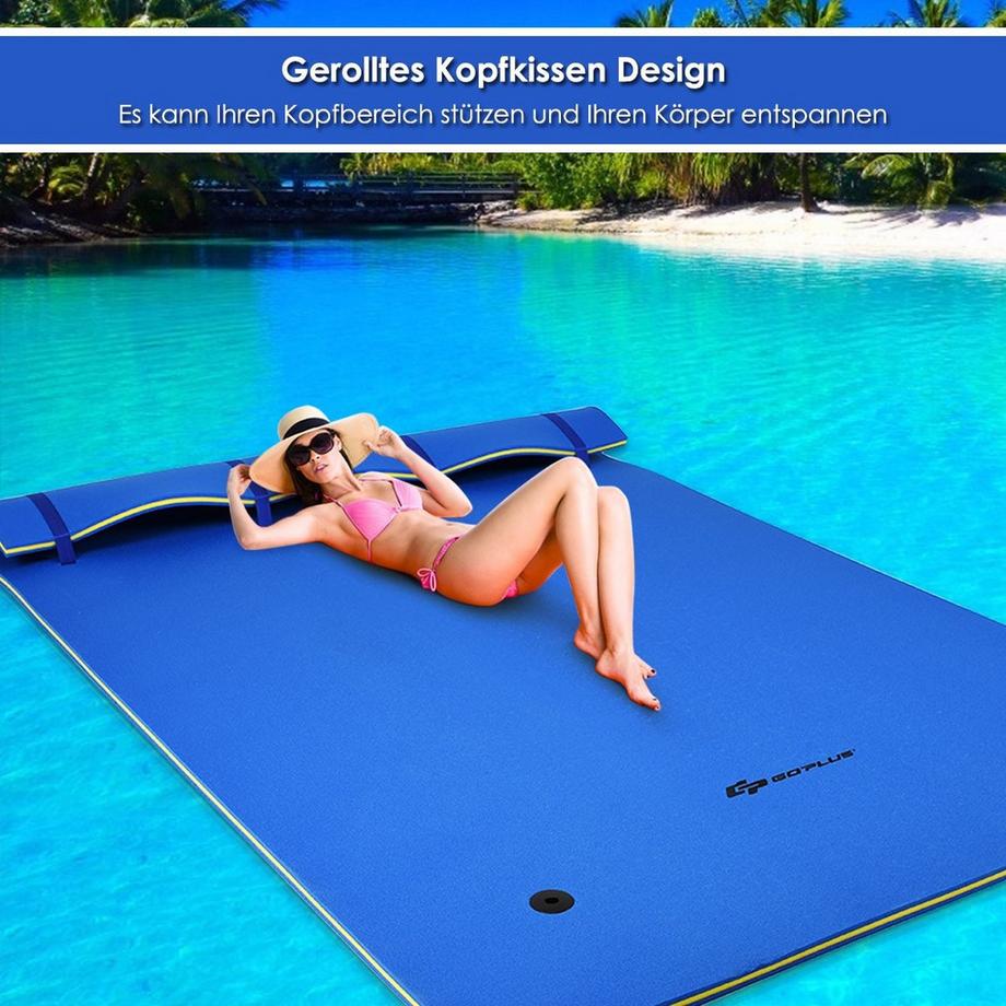 Northix  Tappetino galleggiante per l'acqua, cuscino ergonomico 
